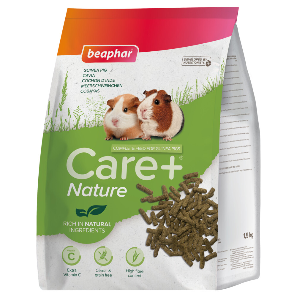 4x Beaphar Care+ Nature Cavia 1,5 kg