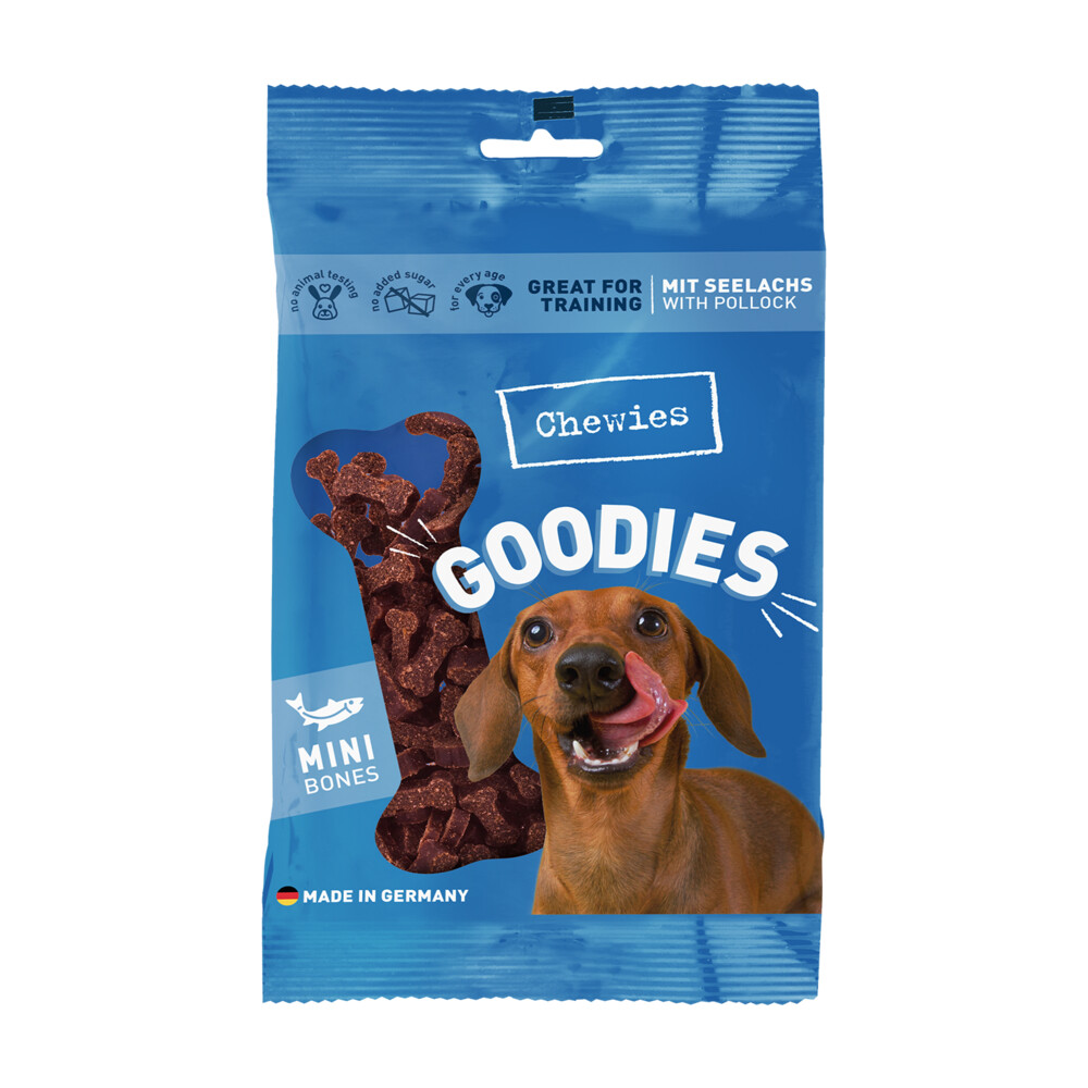 Chewies Goodies Hondensnacks Mini Koolvis 125 gr