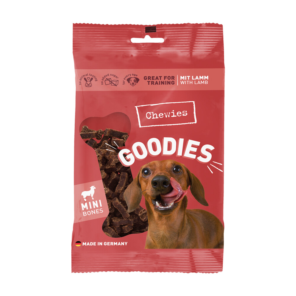 Chewies Goodies Hondensnacks Mini Lam 125 gr