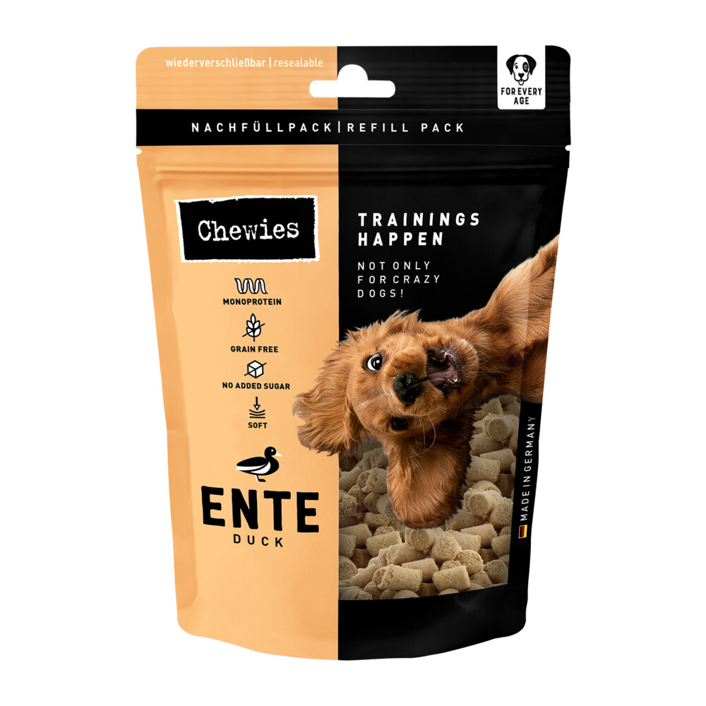 Chewies Trainingshapjes Hondensnacks Eend 175 gr