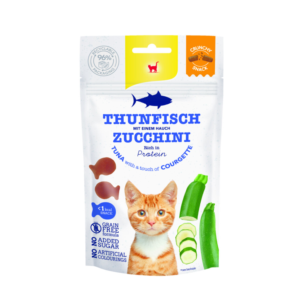 GimCat Crunchy Kattensnack Tonijn&Courgette 50 gr