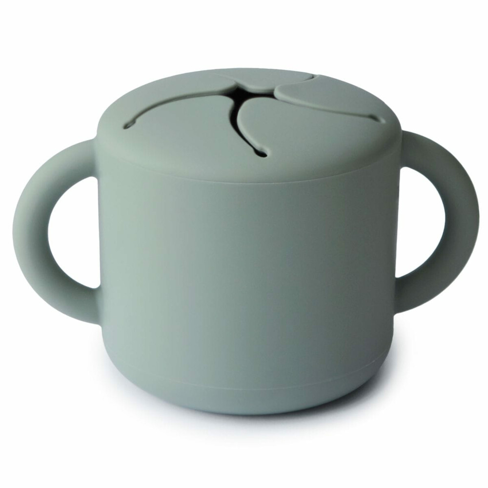 Mushie Snack Cup Cambridge blue
