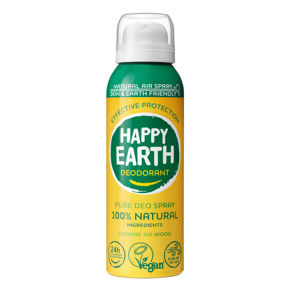 Happy Earth 100% Natuurlijke Deodorant Air Spray Jasmine Ho Wood 100 ml