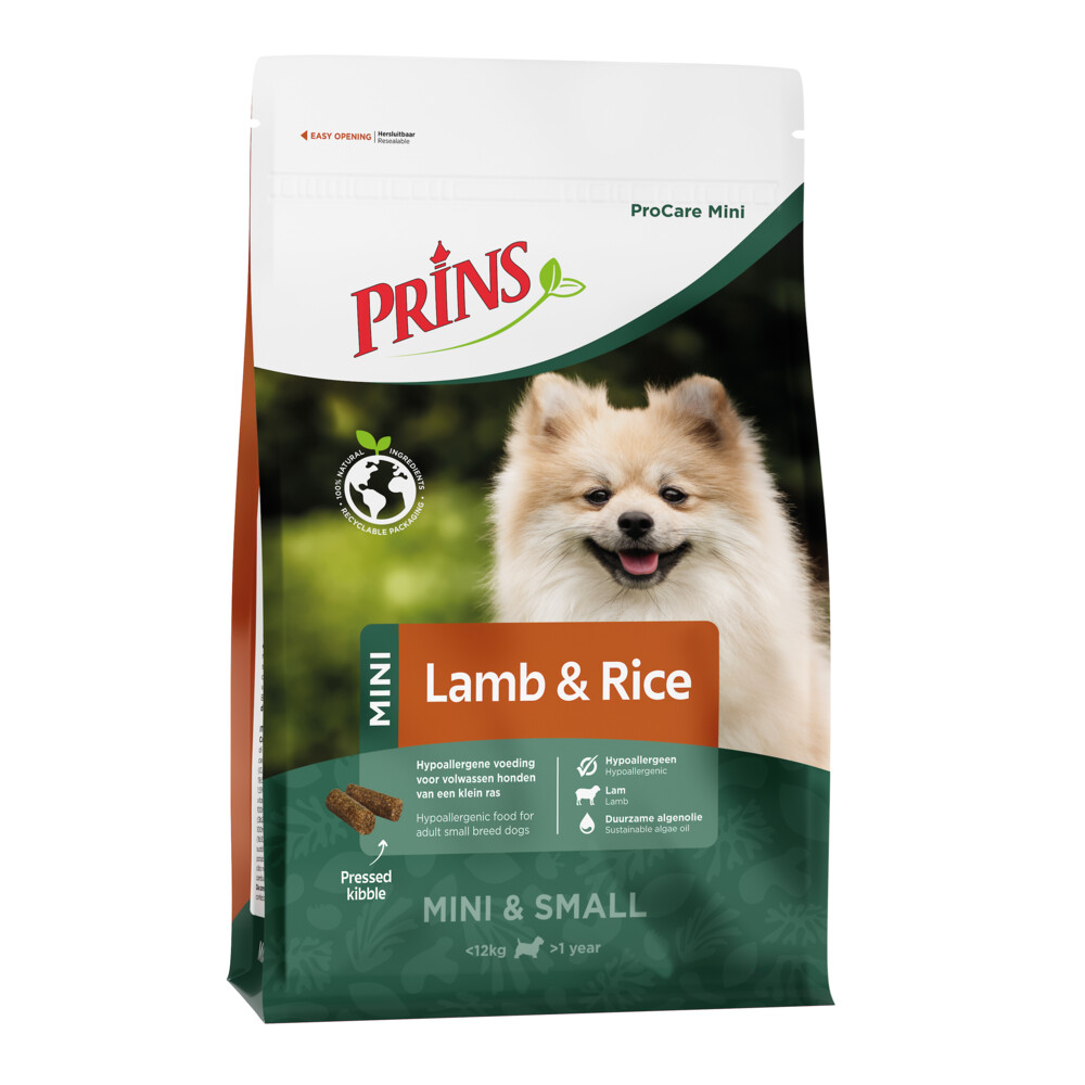 Prins ProCare Hondenvoer Mini Lam&Rijst 12 kg