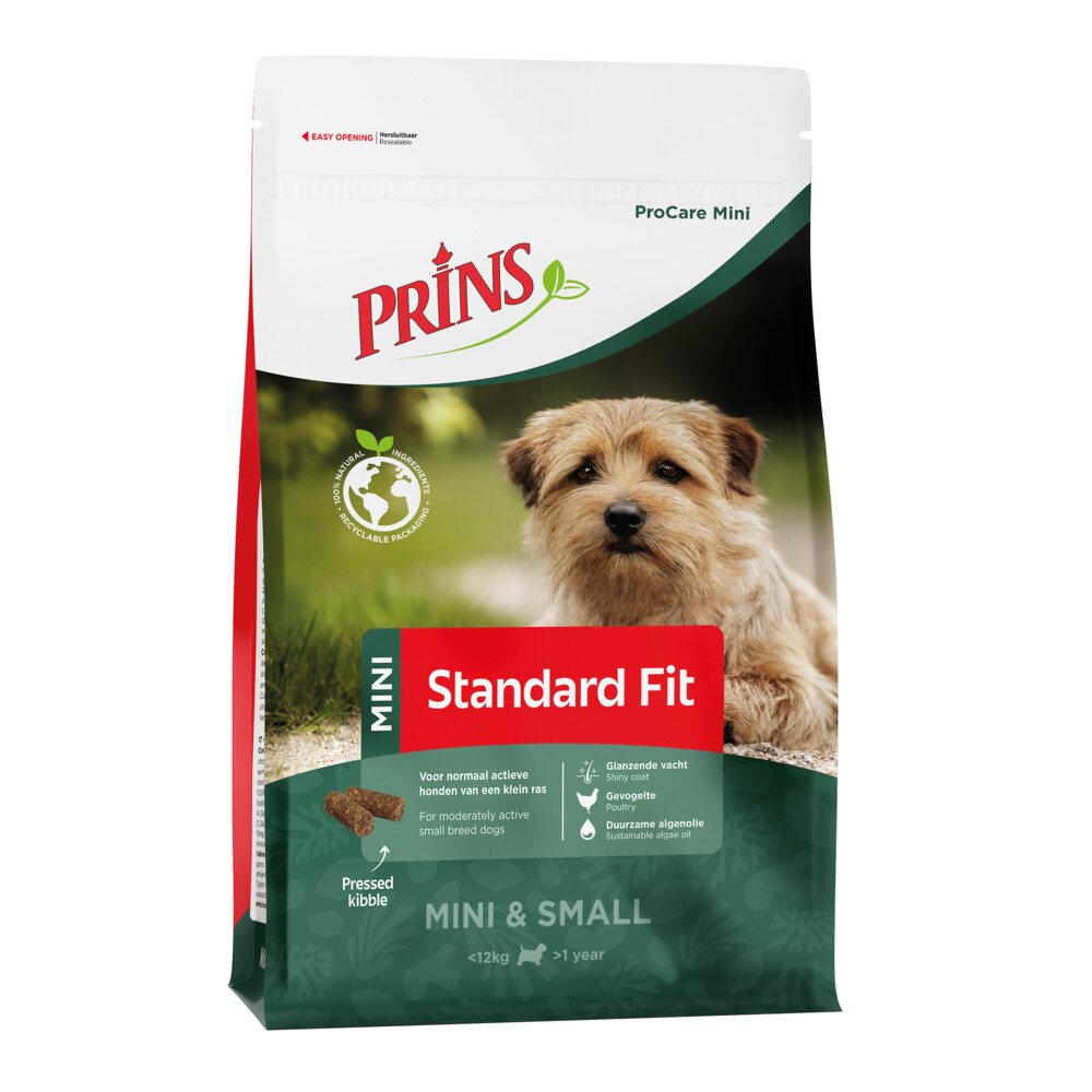 Prins ProCare Mini Hondenvoer Standard Fit 12 kg