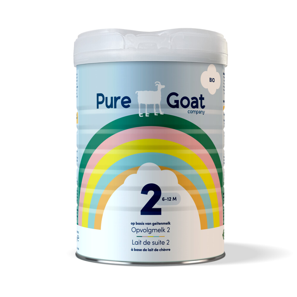 6x Pure Goat Geitenmelk 2 Opvolgmelk 800 gr