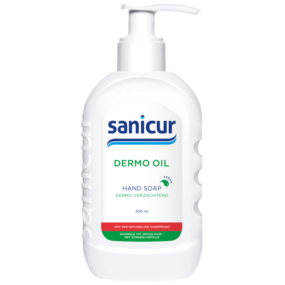 1+1 gratis: Sanicur Handzeep Dermo Oil 300 ml