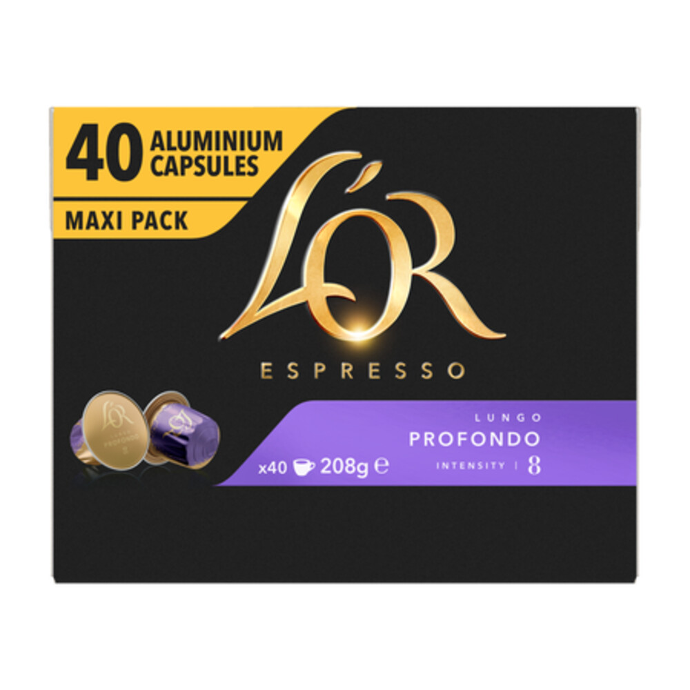 5x L'OR Espresso Koffiecups Profondo 40 stuks