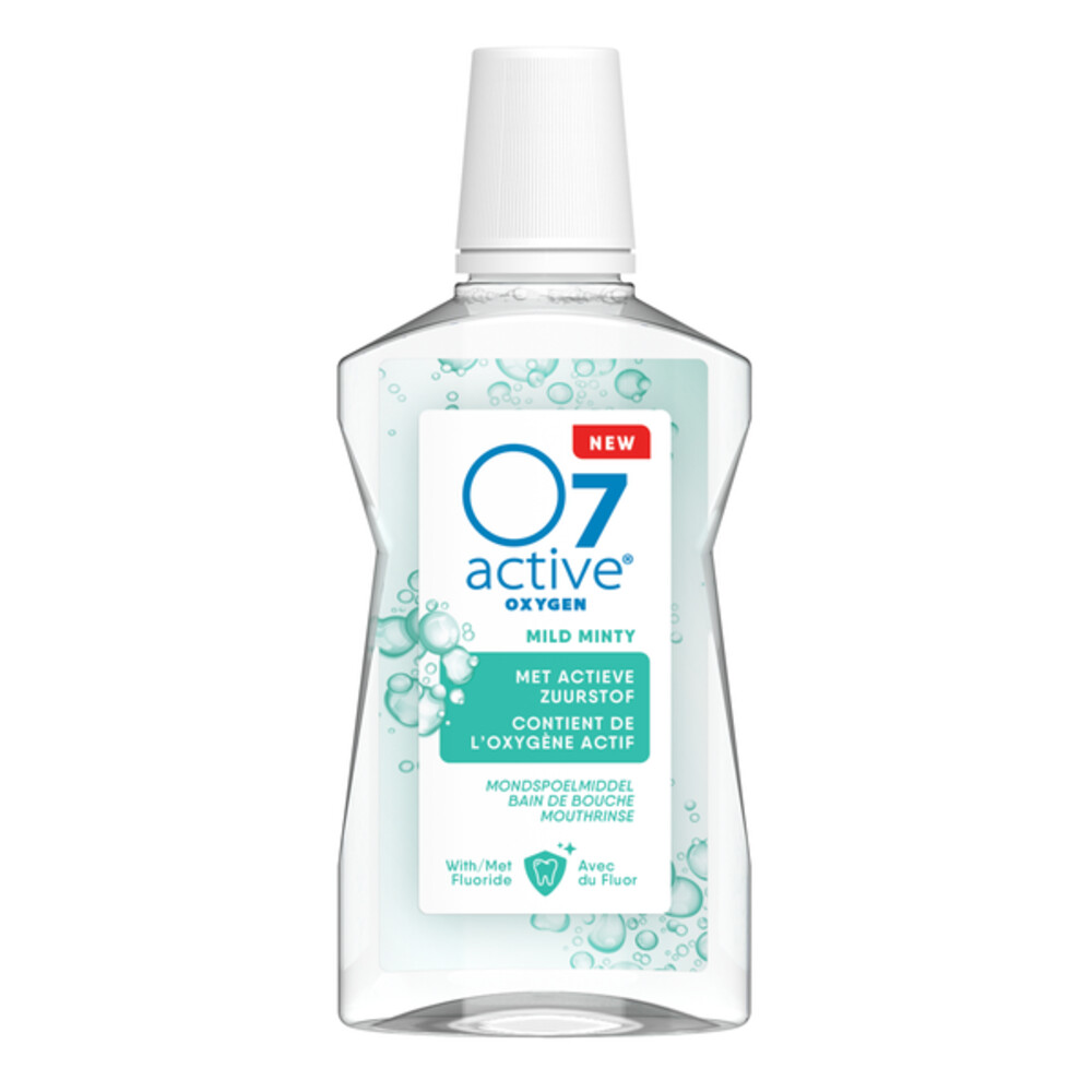 O7 Active Mondspoelmiddel Mild Mint 500 ml