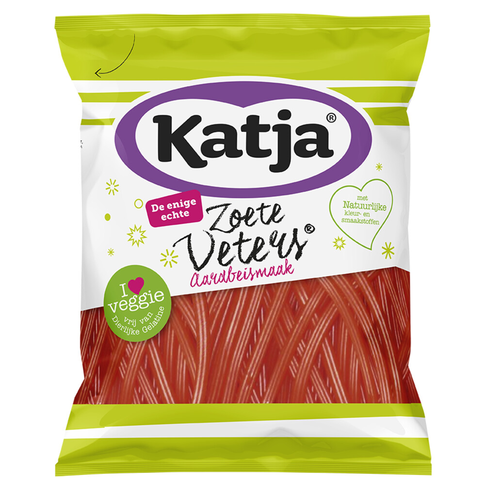 Katja Zoete Veters Aardbei 125 gr