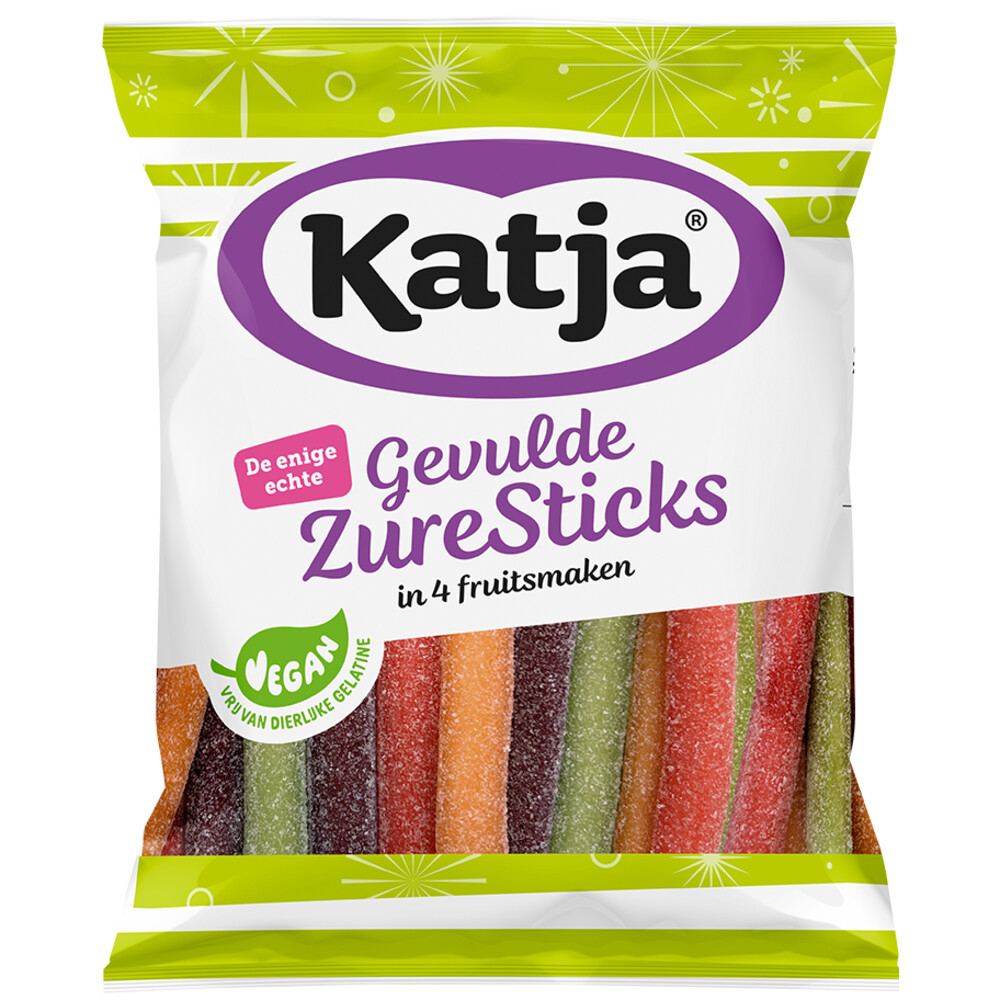 Katja Gevulde Zure Stick mix 125 gr