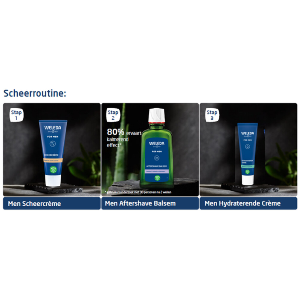Weleda Men Scheercrème 75 ml, foto 3