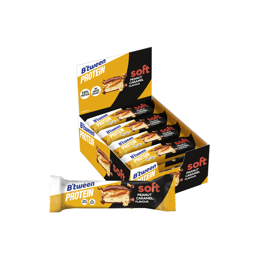 12x Hero B'tween Proteinreep Soft Peanut Caramel 45 gr