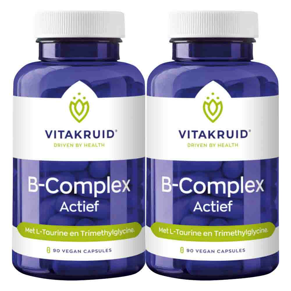 2x Vitakruid B-Complex Actief 90 vegacapsules