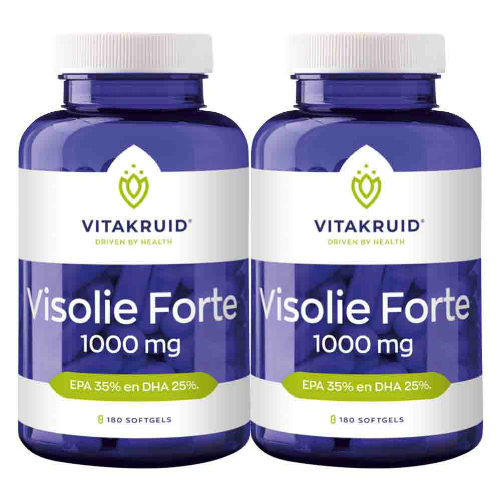 2x Vitakruid Visolie Forte 180 softgels