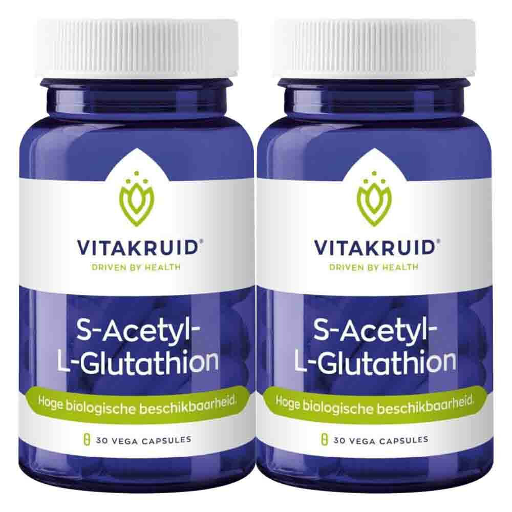 2x Vitakruid S-Acetyl-L-Glutathion 30 vegacapsules