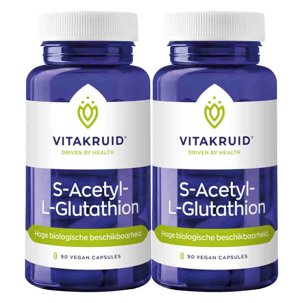 2x Vitakruid S-Acetyl-L-Glutathion 90 vegacapsules