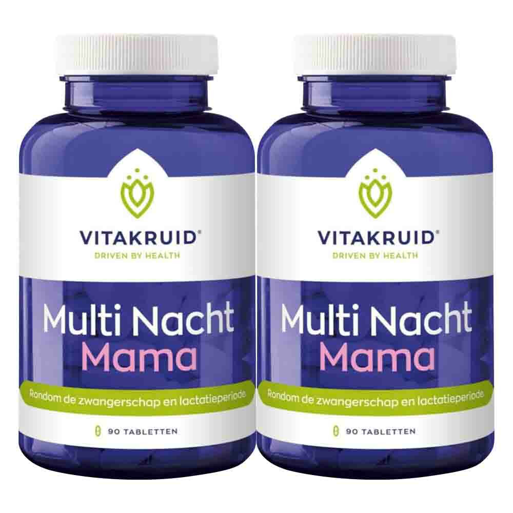 2x Vitakruid Multi Nacht Mama 90 tabletten