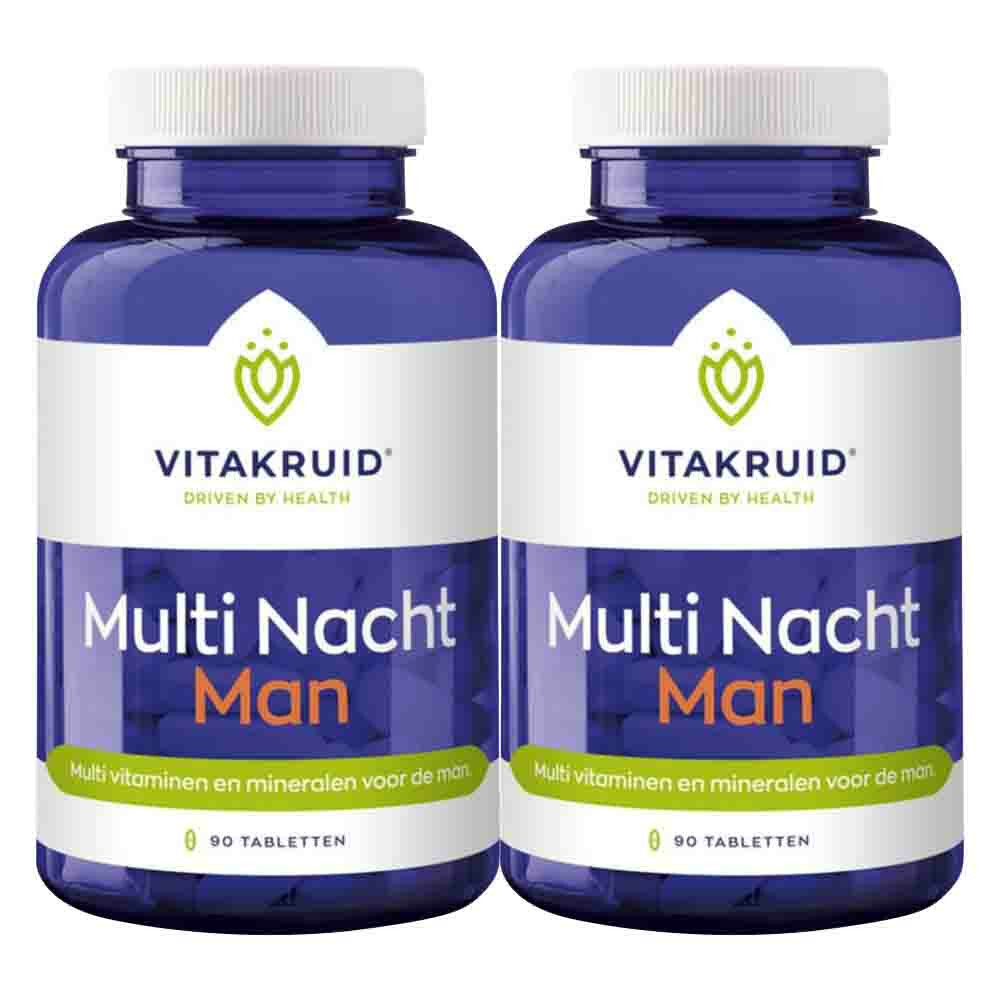 2x Vitakruid Multi Nacht Man 90 tabletten