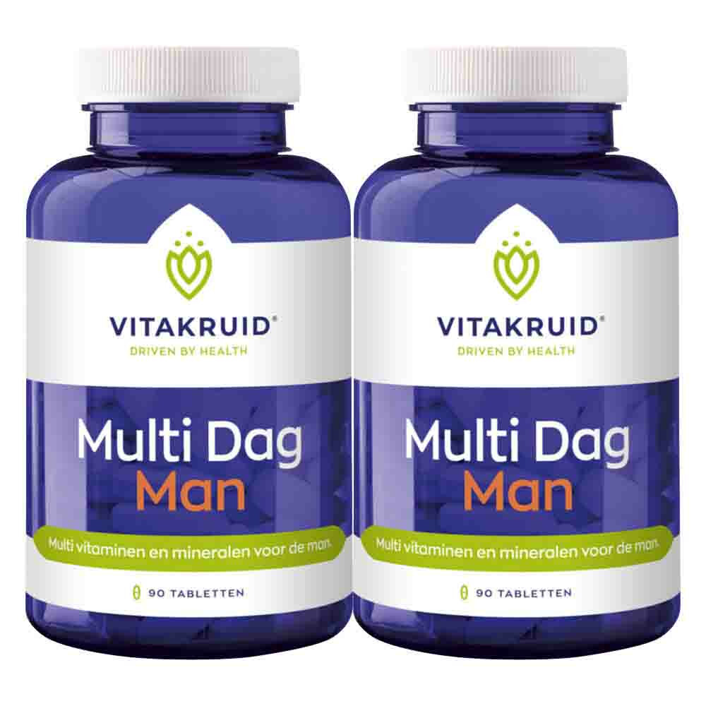 2x Vitakruid Multi Dag Man 90 tabletten