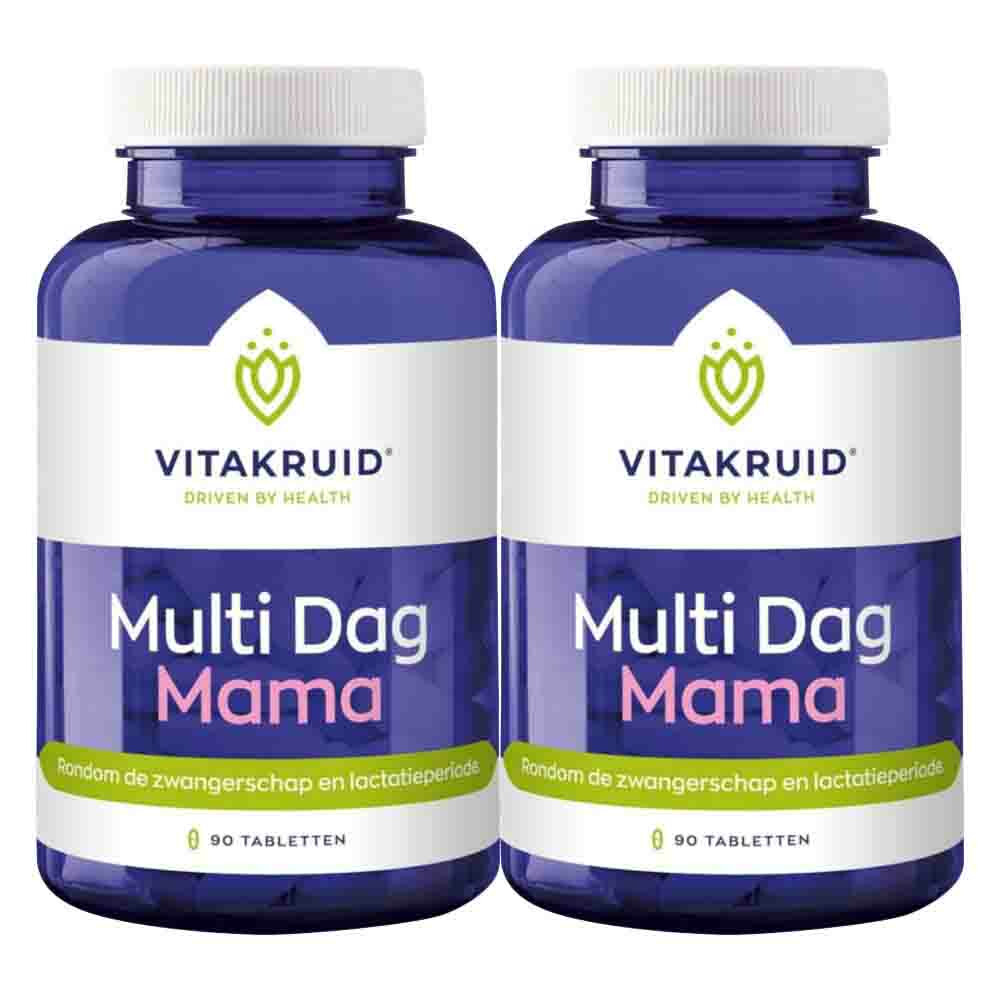 2x Vitakruid Multi Dag Mama 90 tabletten