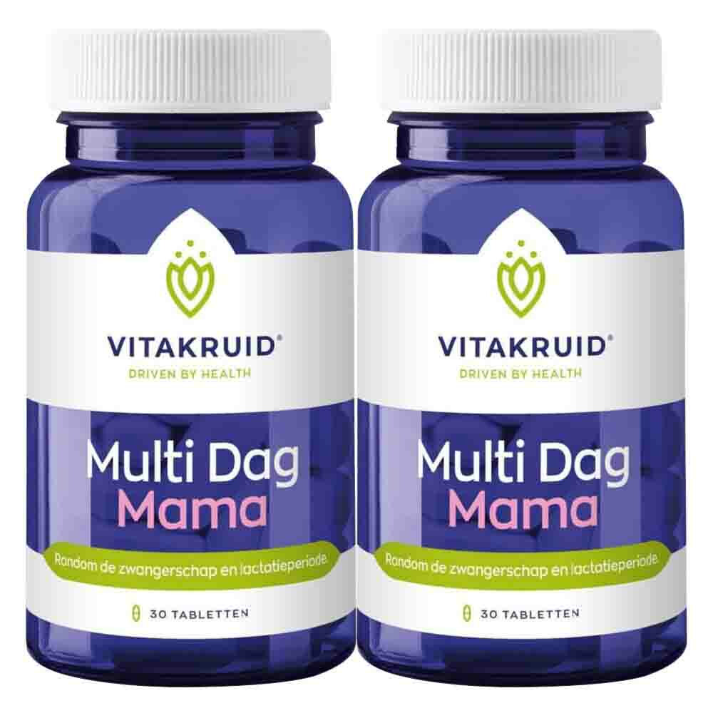 Gratis Verzending: 2x Vitakruid Multi Dag Mama 30 tabletten