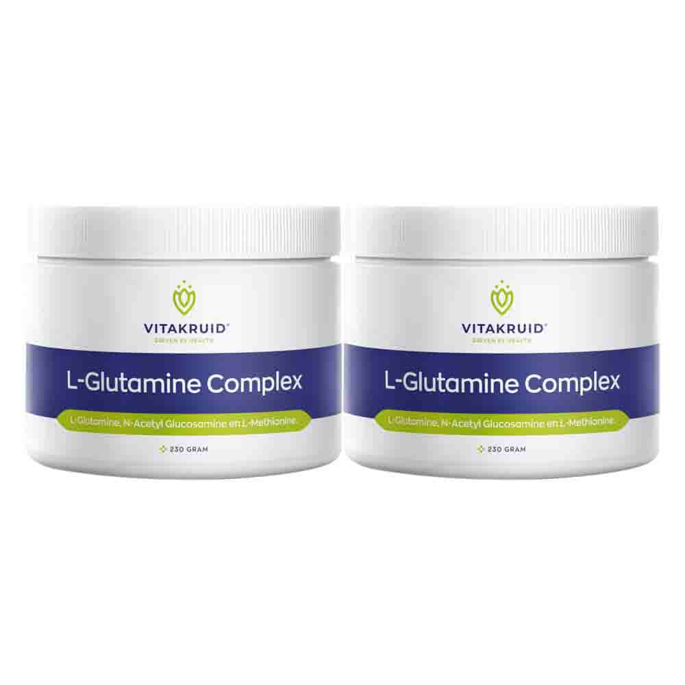 Gratis Verzending: 2x Vitakruid L-Glutamine Compleet 230 gr