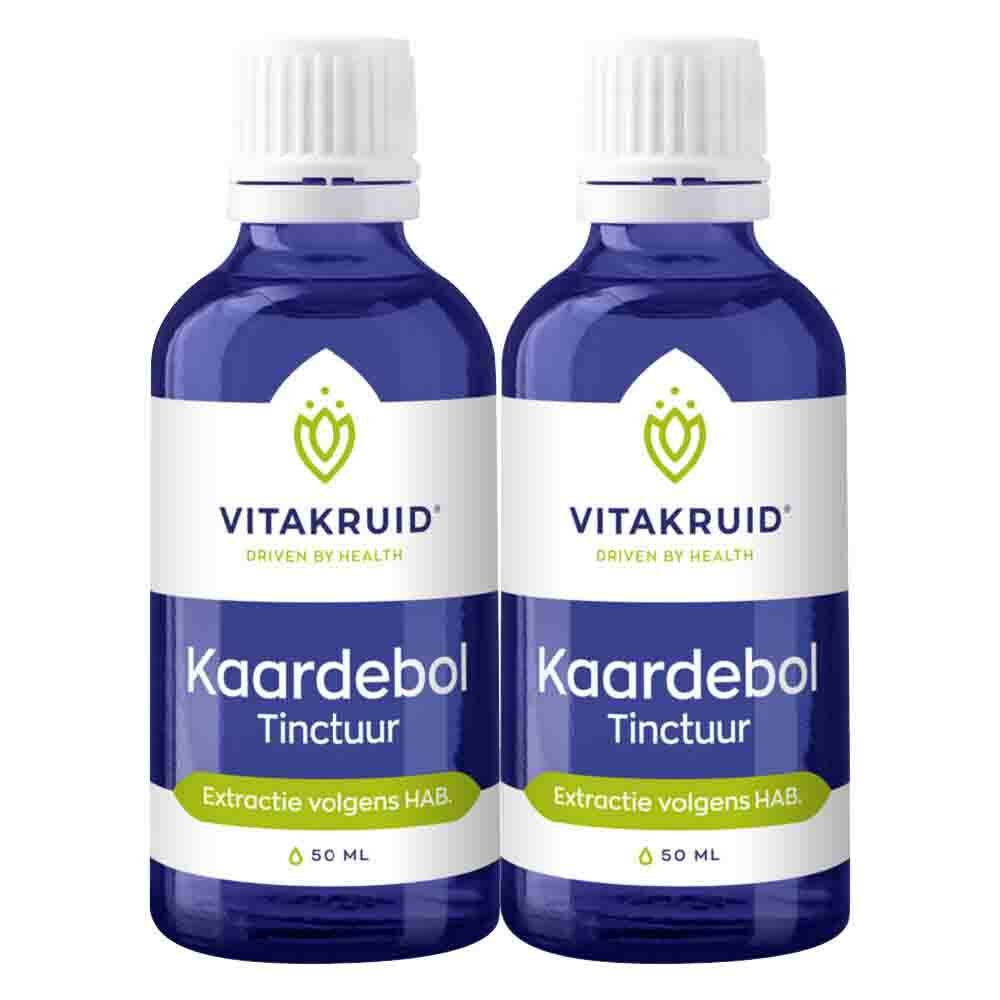 Gratis Verzending: 2x Vitakruid Kaardebol Tinctuur Bio 50 ml