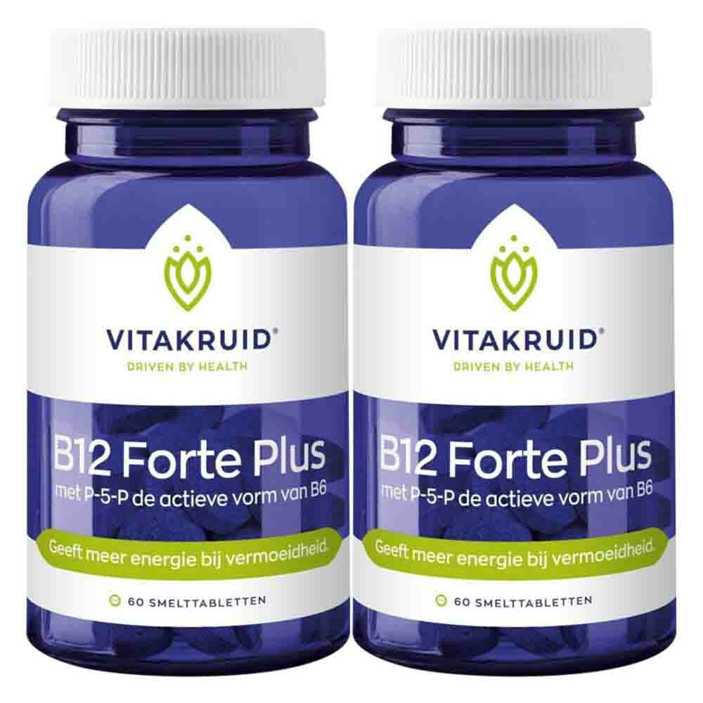 2x Vitakruid B12 Forte Plus 60 tabletten