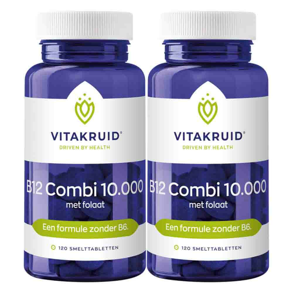 2x Vitakruid B12 Combi 10.000 120 tabletten