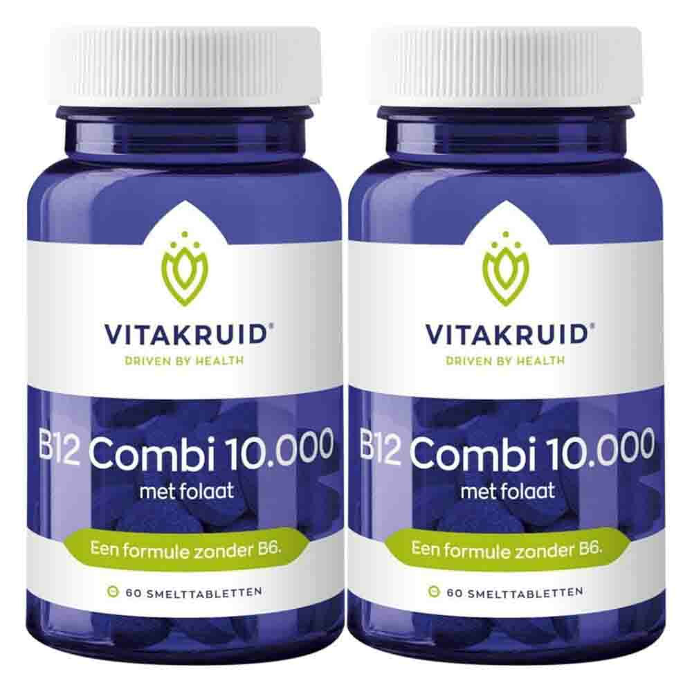 2x Vitakruid B12 Combi 10.000 60 tabletten