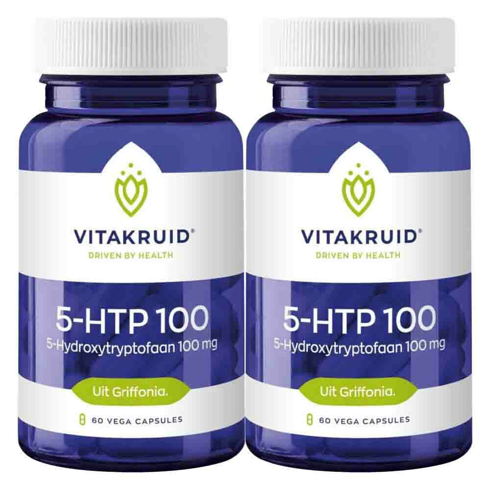 Gratis Verzending: 2x Vitakruid 5Htp 100 mg 60 capsules