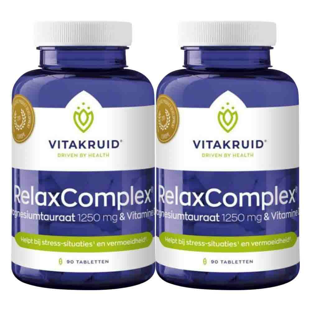 2x Vitakruid RelaxComplex 90 tabletten