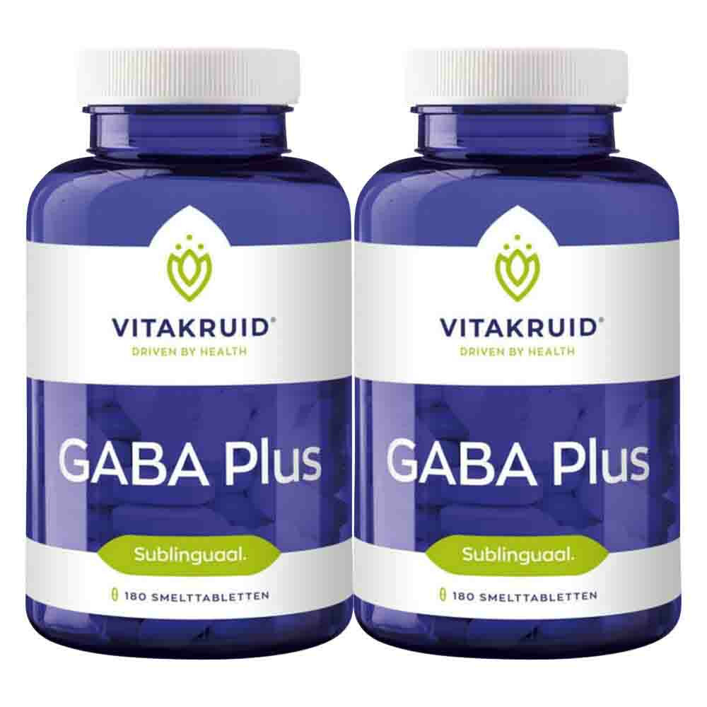 2x Vitakruid Gaba Plus 180 tabletten