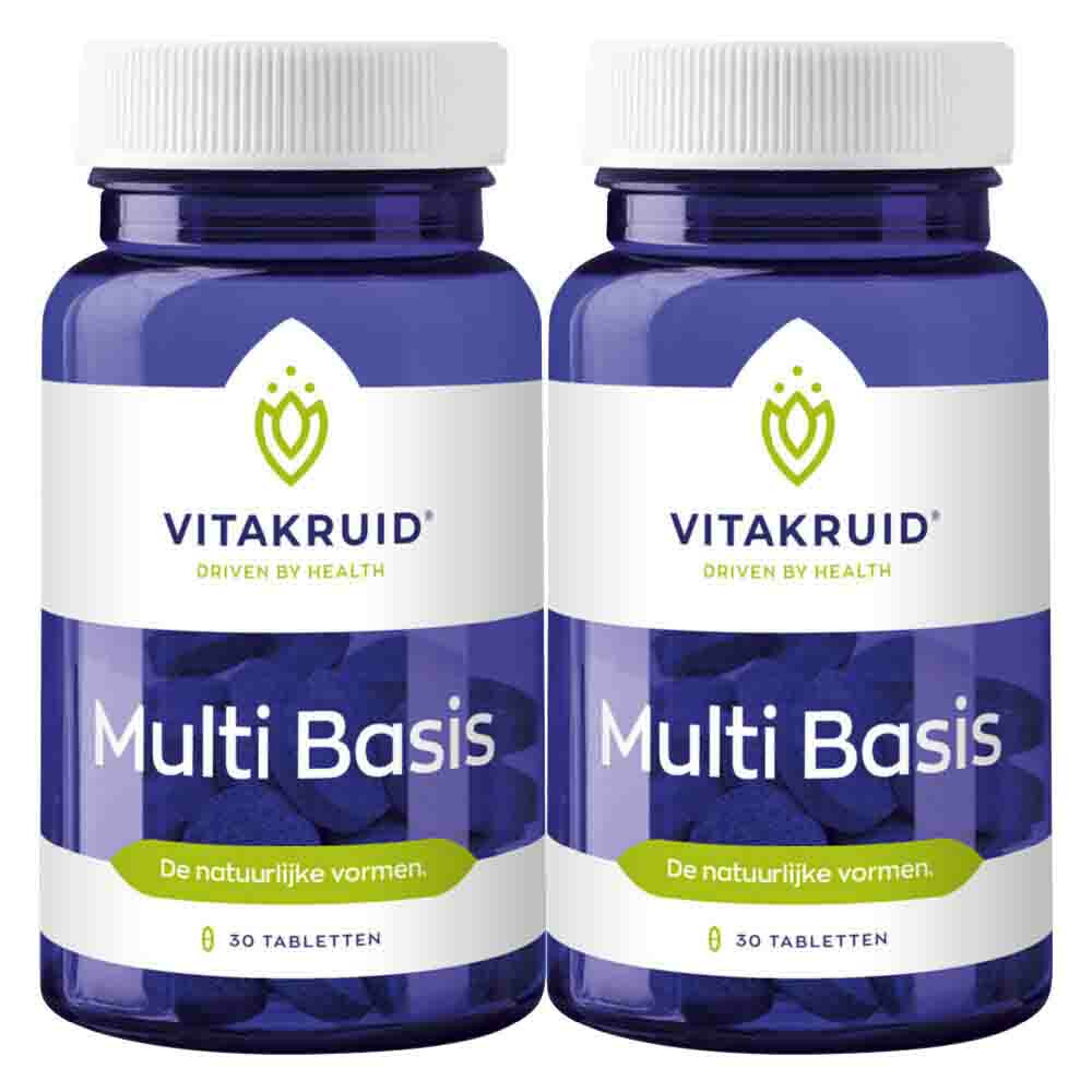 2x Vitakruid Multi Basis 30 tabletten