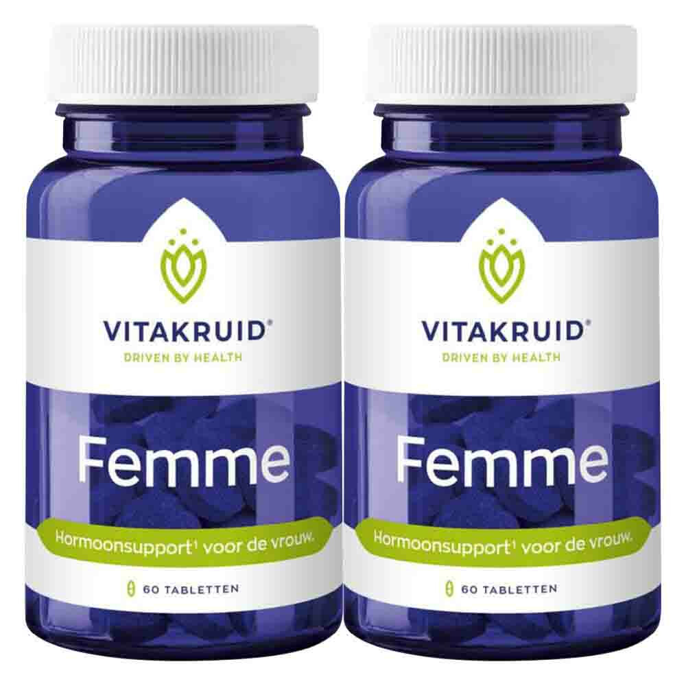 2x Vitakruid Femme 60 tabletten