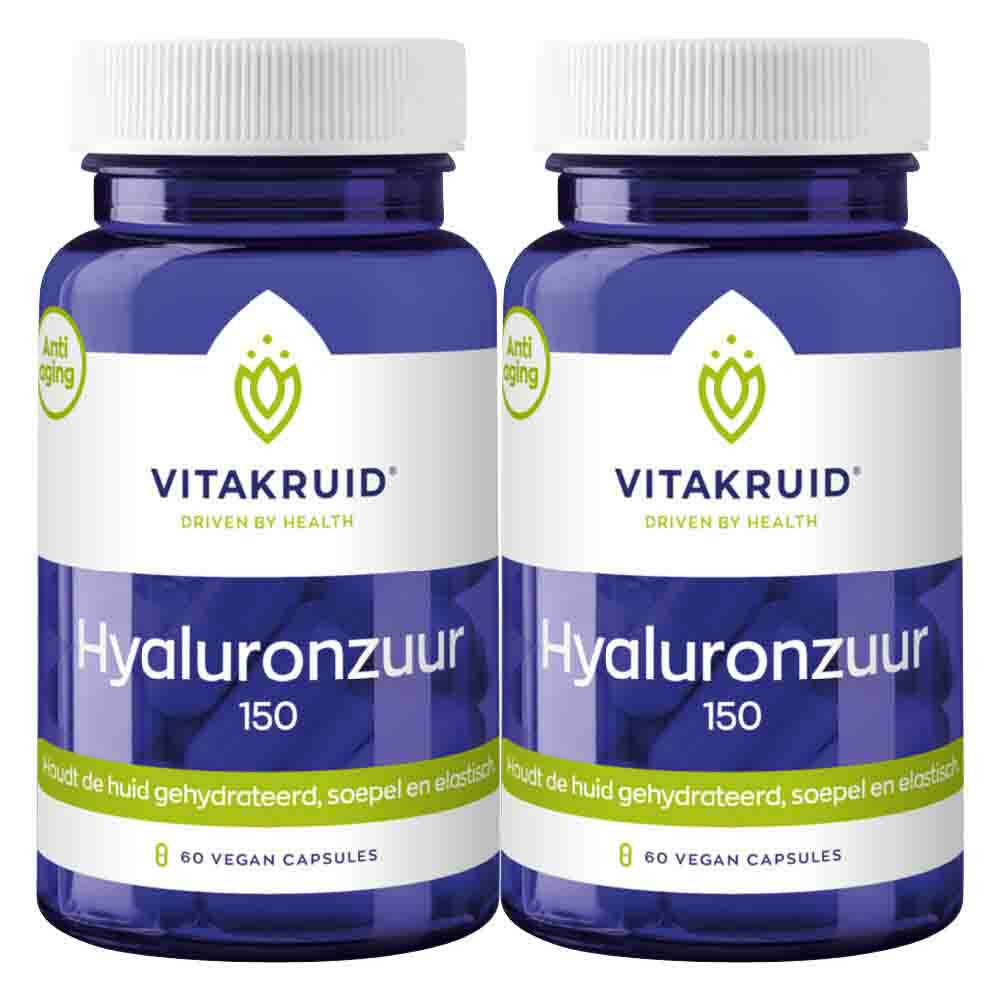 2x Vitakruid Hyaluronzuur 150 60 vegacapsules