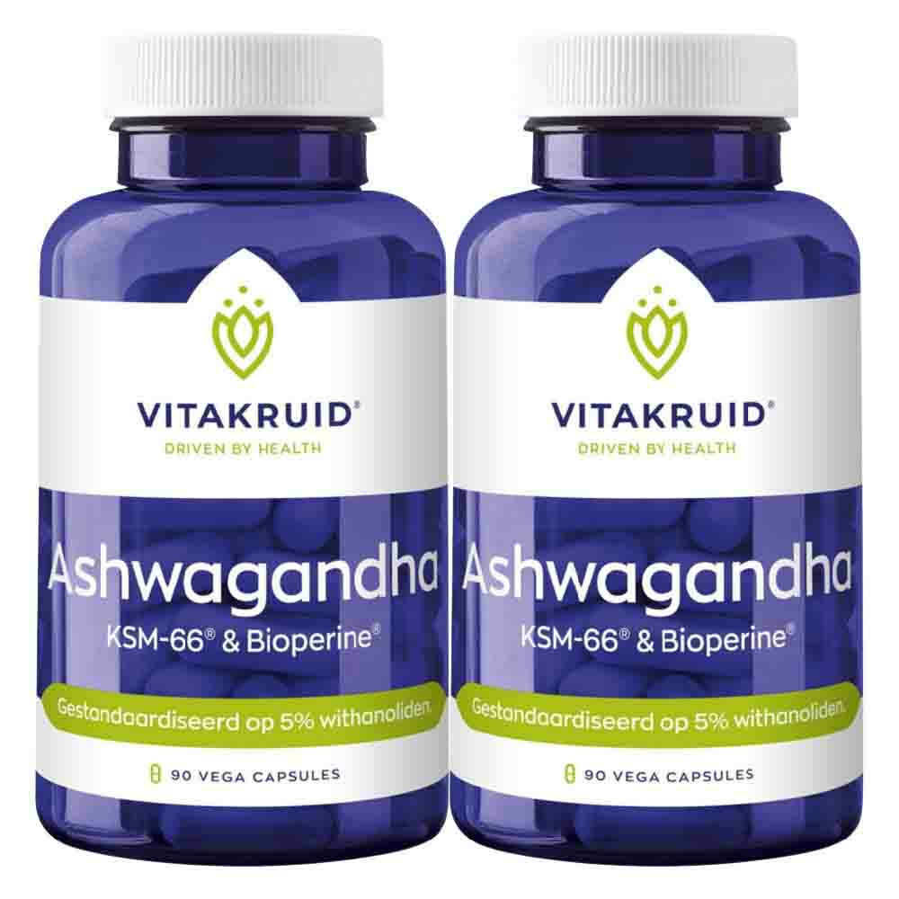 2x Vitakruid Ashwagandha Ksm 90 capsules