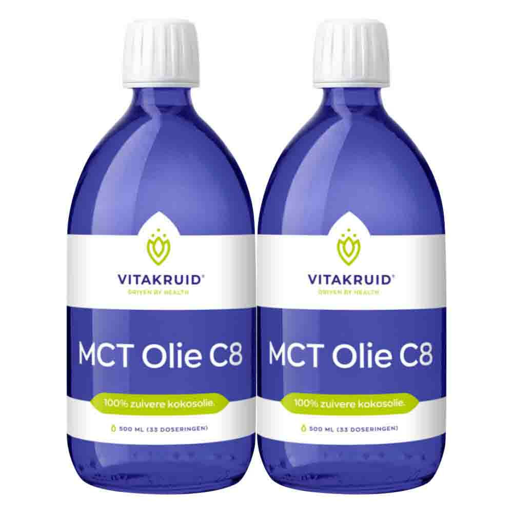 2x Vitakruid MCT Olie C8 500 ml