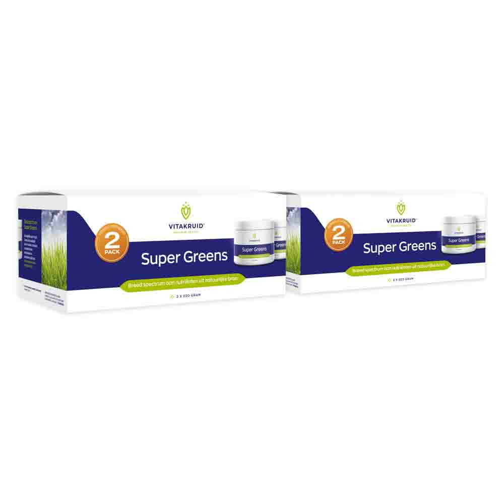 2x Vitakruid Super Greens 2-Pack 2 x 220 gr