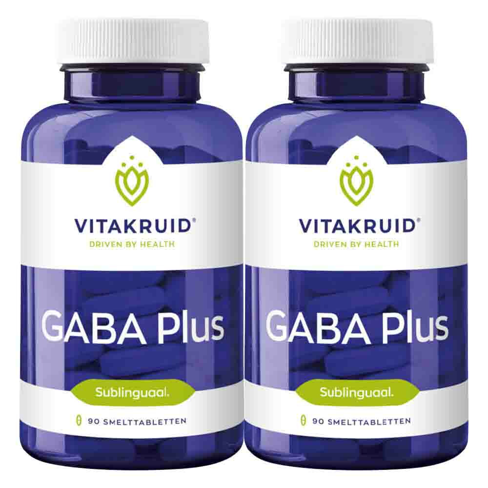 Gratis Verzending: 2x Vitakruid Gaba Plus 90 smelttabletten
