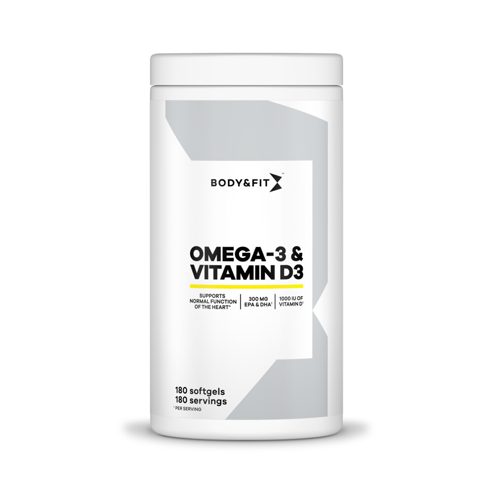 Body&Fit Omega-3 + Vitamine D3 180 capsules