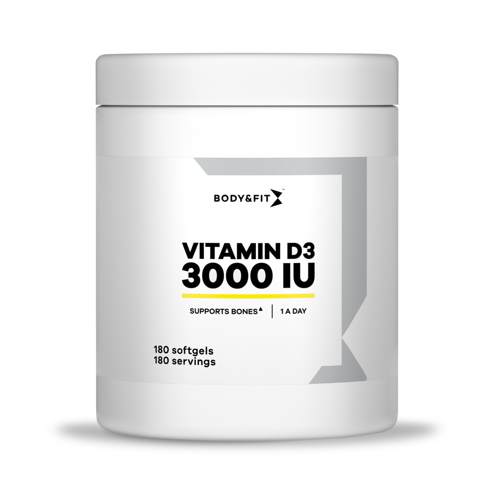 Body&Fit Vitamine D3 3000 IU 180 capsules