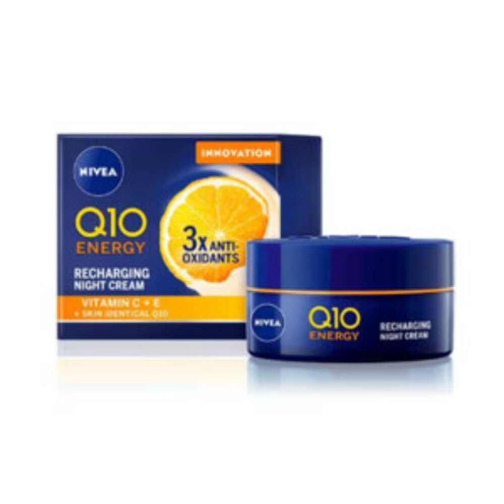 1+1 gratis: NIVEA Q10 Energy Anti-Rimpel Nachtcréme 50 ml