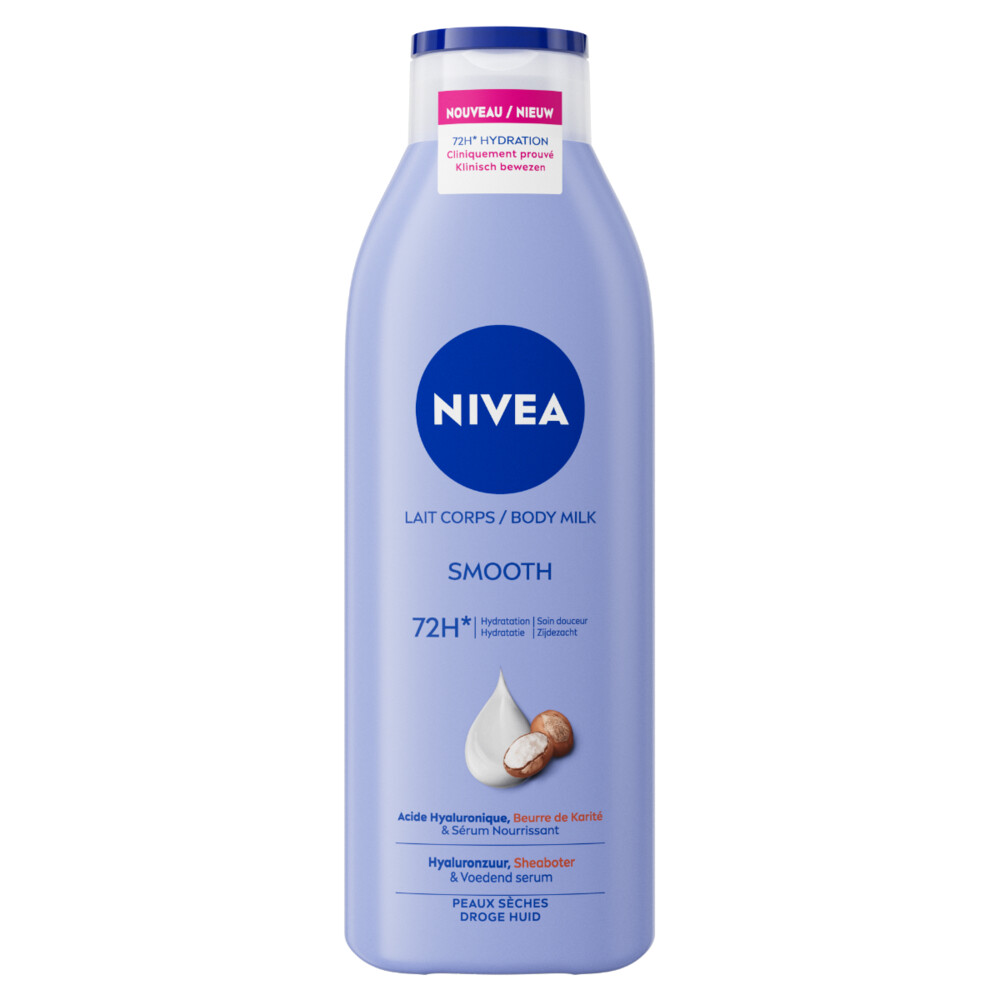 6x Nivea Bodymilk Zijdezacht 250 ml