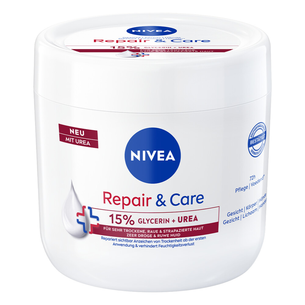 1+1 gratis1+1 gratis: Nivea Repair&Care Bodycrème Urea 400 ml