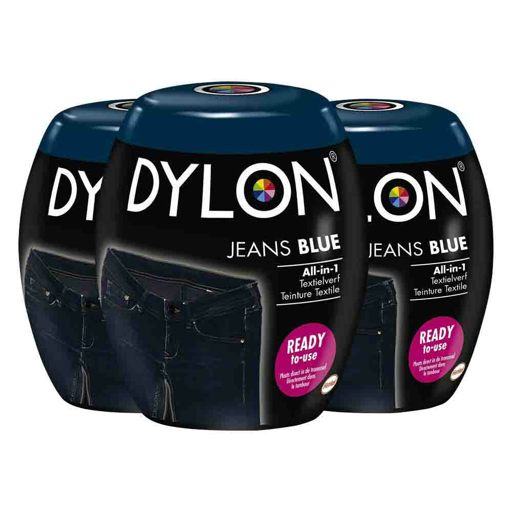 3x Dylon Textielverf Blue Jeans 350 gr
