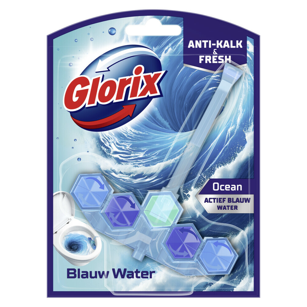 Glorix Toiletblok Blauw Water Ocean