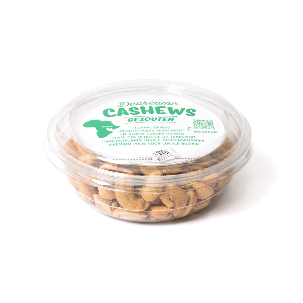 Verse Klassenoten Duurzame Cashews XXL Gezouten 150 gr