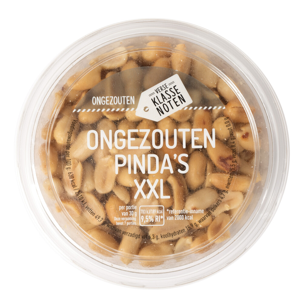 Verse Klassenoten Pinda's XXL Ongezouten 210 gr